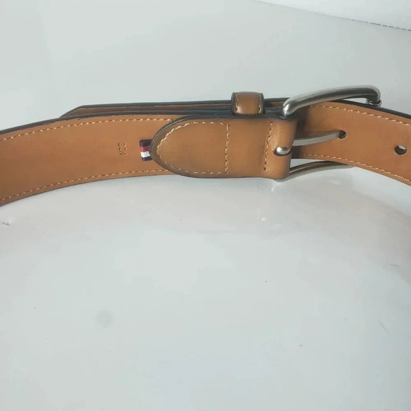 Tommy  Hilfiger Blue/Brown Mens Belt,Size 32/80. - Picture 3 of 5